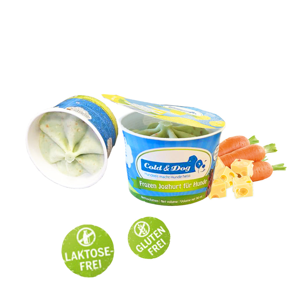 12x Hundeeis der herzhafte Käsetraum 90ml - Wholesale